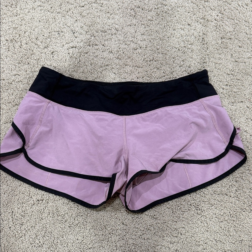Lululemon Speed Shorts Rose Blush size 8 🍋